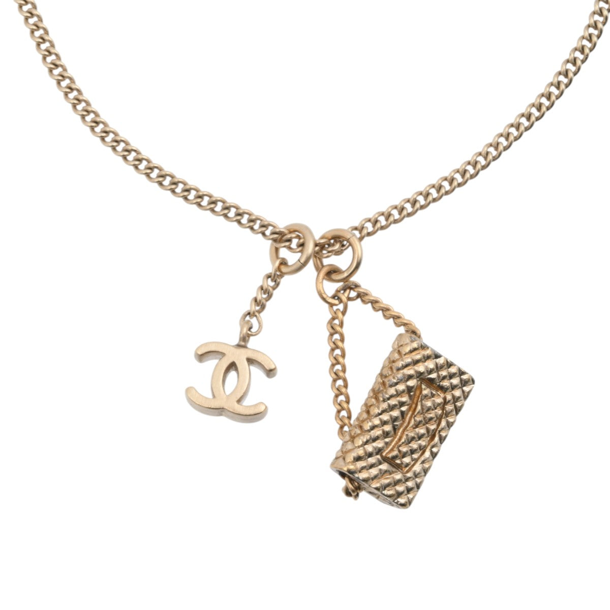 2005 Matelassé motif CC logo bracelet, gold