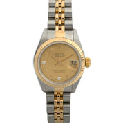 Circa 2002, Datejust 26mm 79173, 2-diamond, automatic, champagne