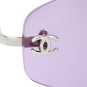 CC Mark Rimless Sunglasses Pink