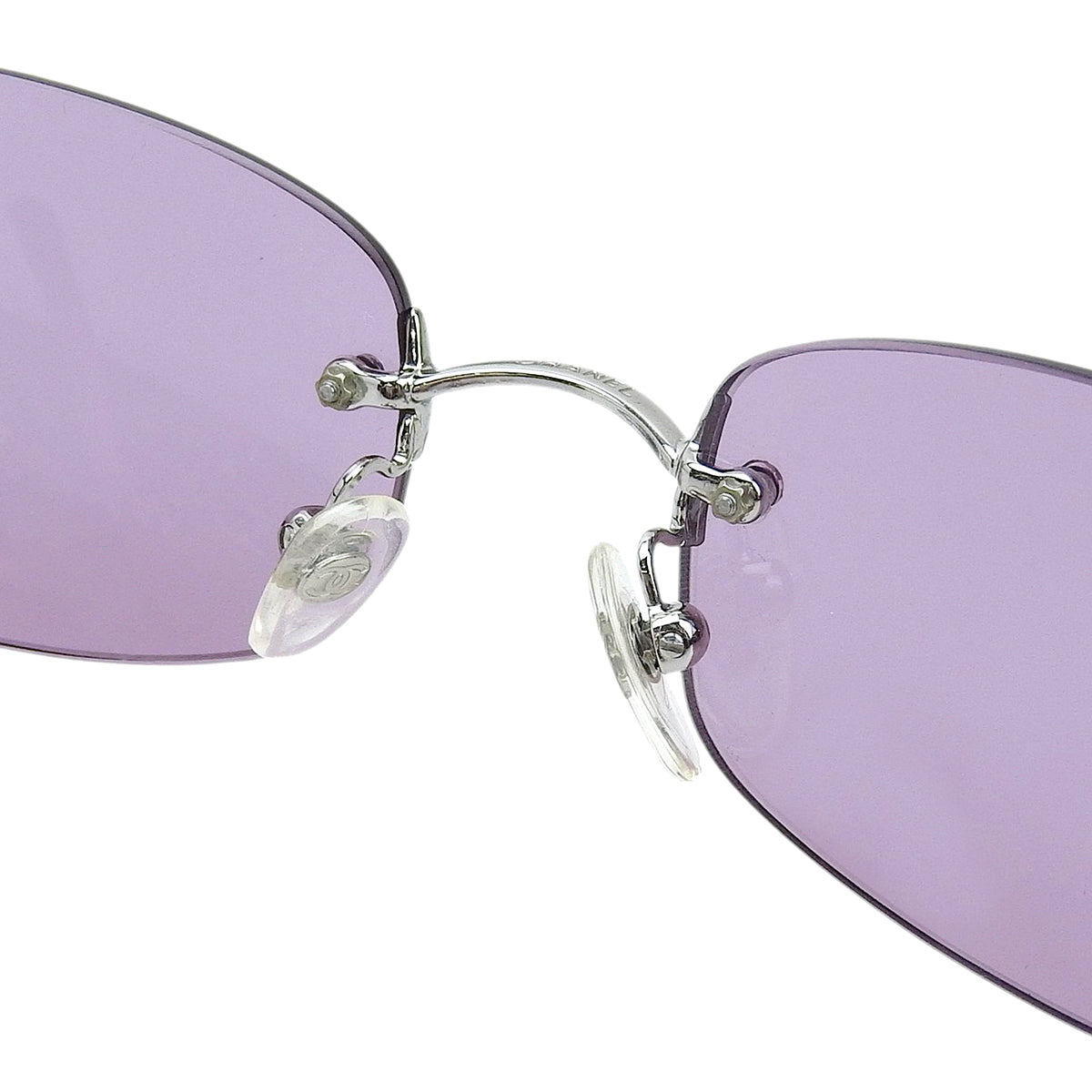 CC Mark Rimless Sunglasses Pink
