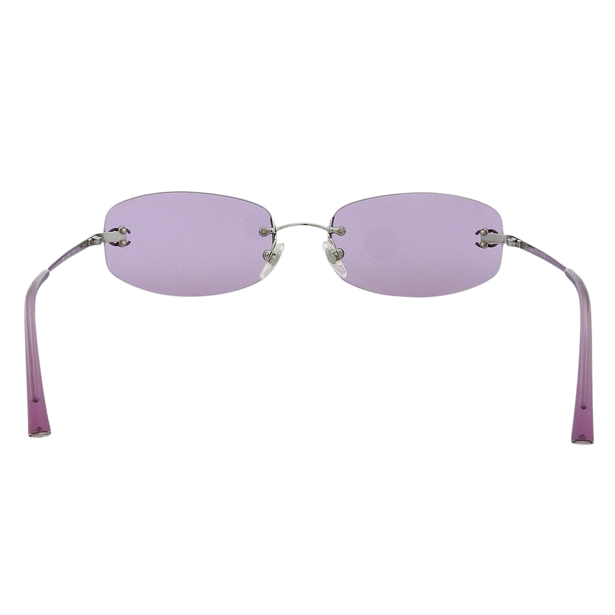 CC Mark Rimless Sunglasses Pink