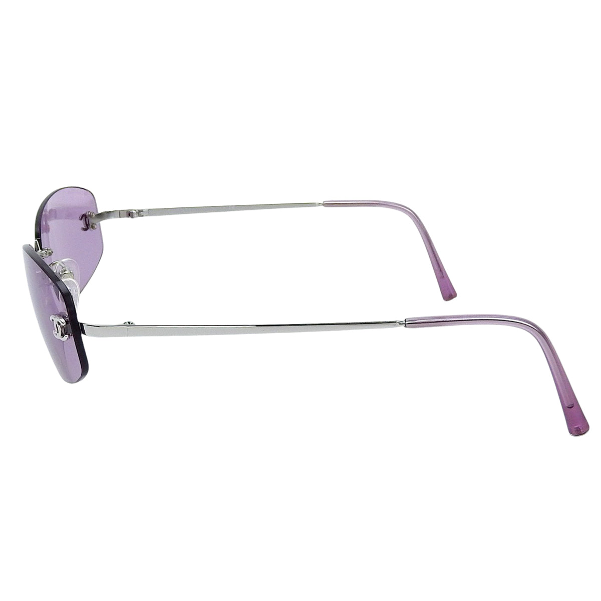 CC Mark Rimless Sunglasses Pink