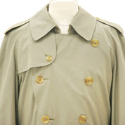 Nova Check Lined Trench Coat Khaki