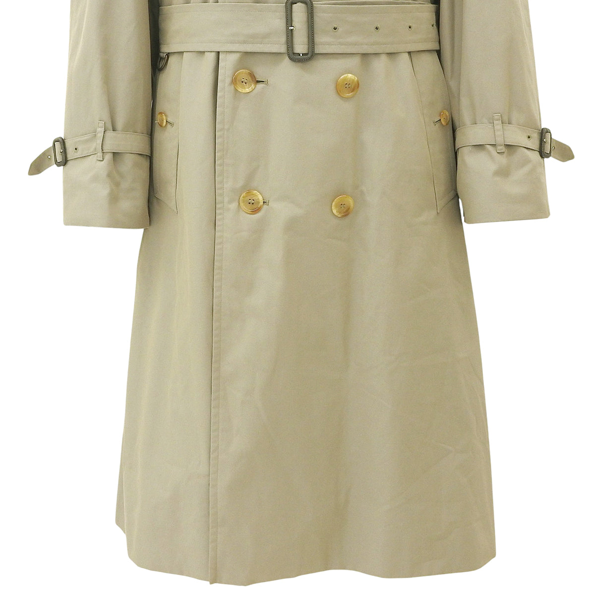Nova Check Lined Trench Coat Khaki