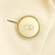 Logo Button Jacket #M Ivory