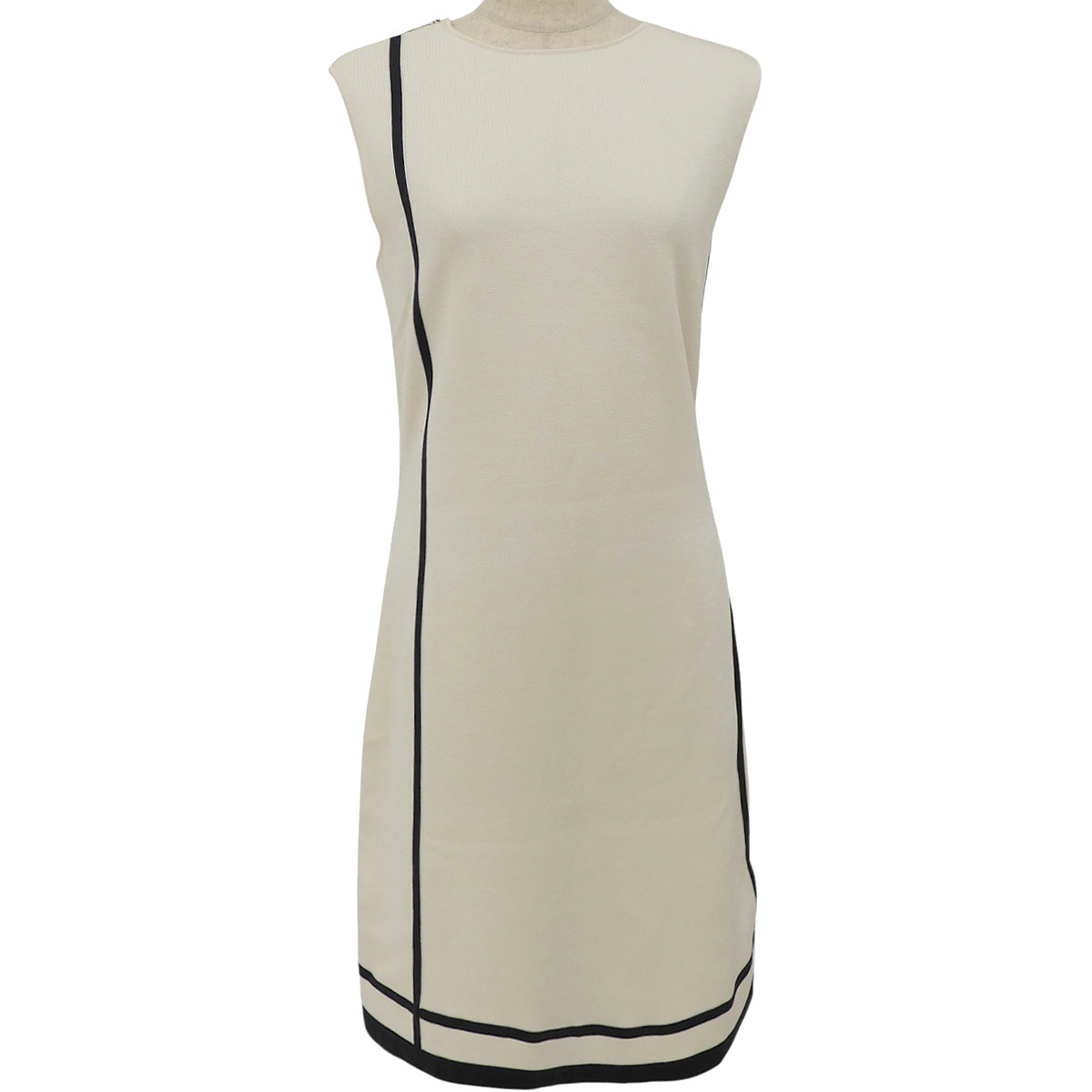 Knit Sleeveless Dress #34 Ivory