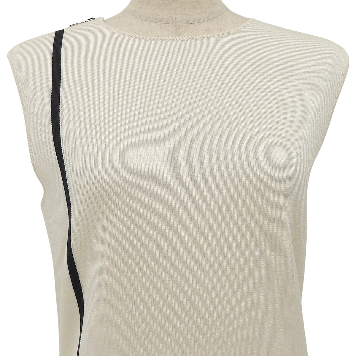 Knit Sleeveless Dress #34 Ivory