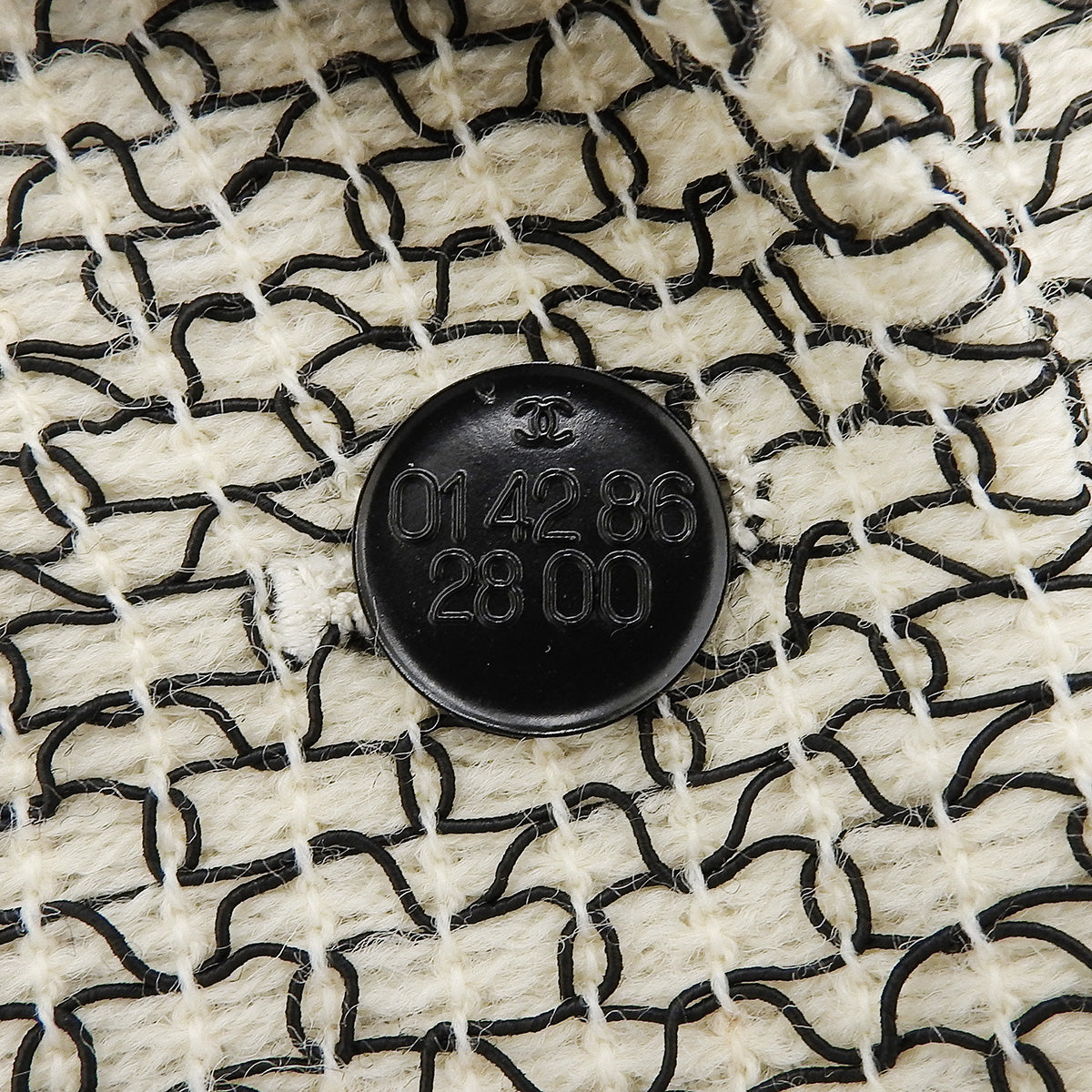 1998 Vintage CC Logo Button Jacket #40 Ivory