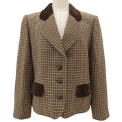 Check Pattern Jacket #13 Brown