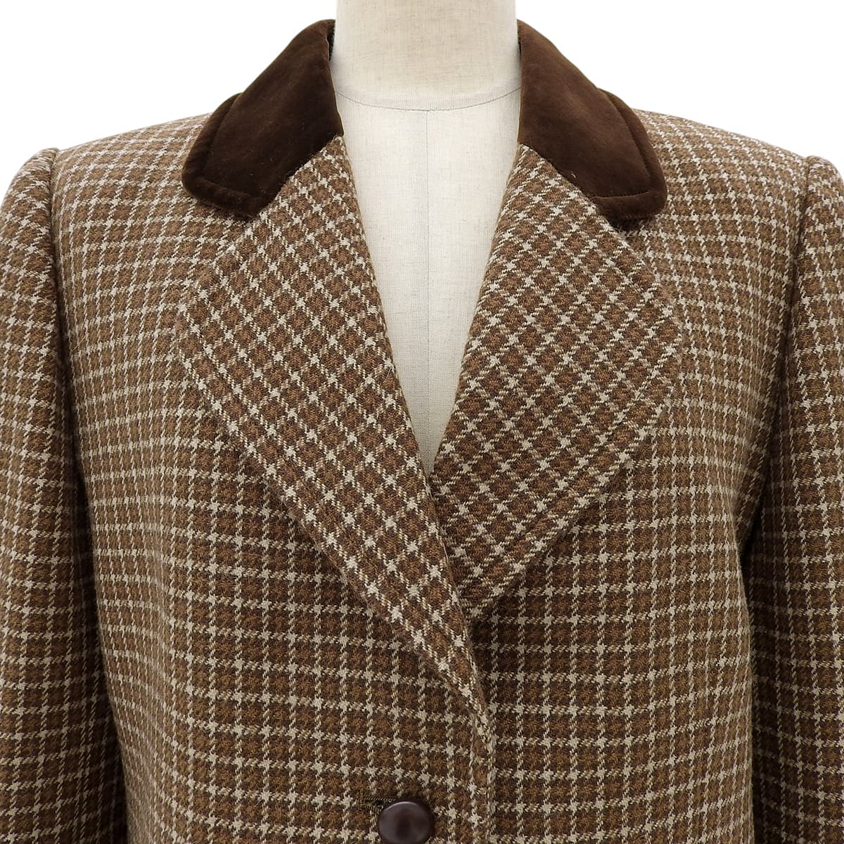 Check Pattern Jacket #13 Brown