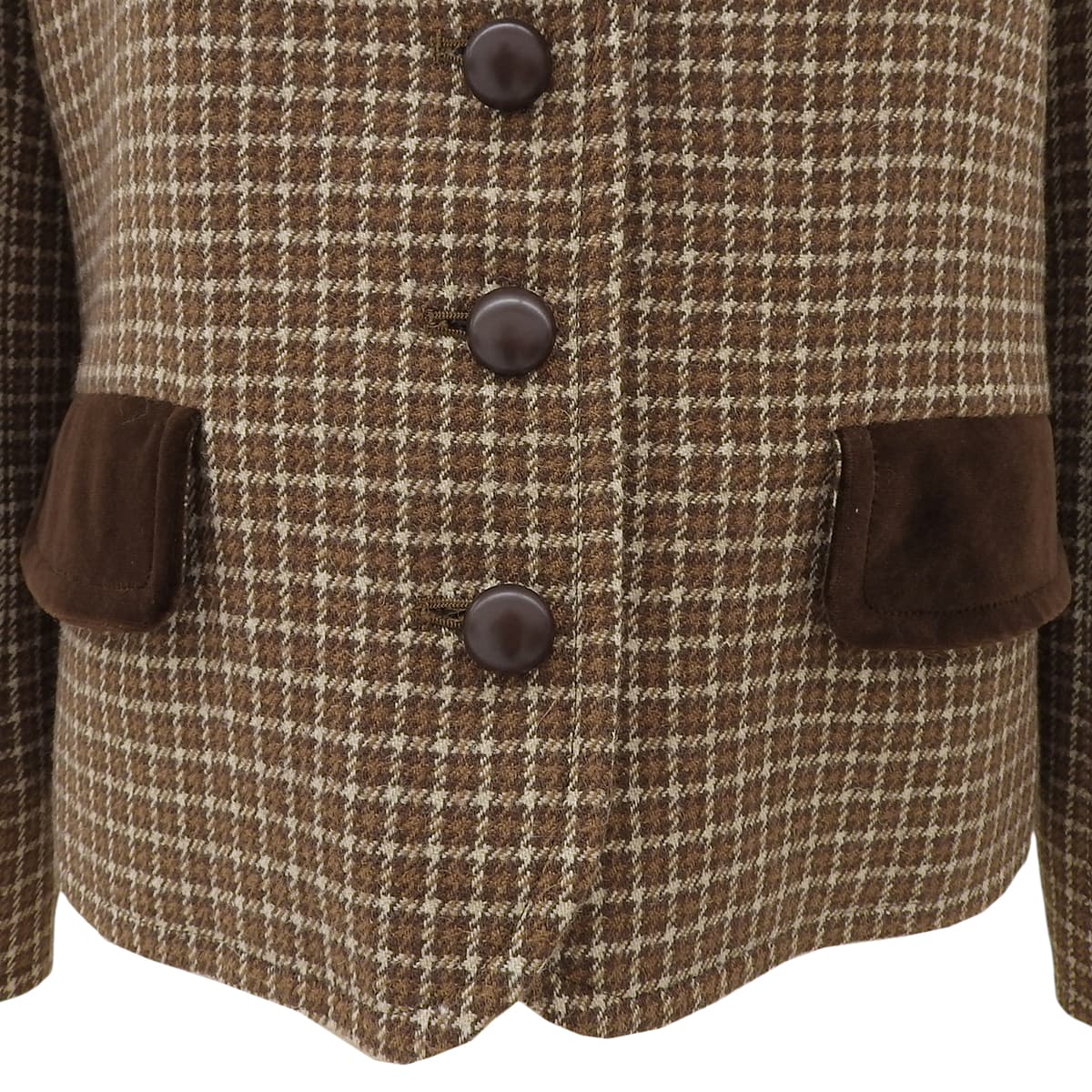 Check Pattern Jacket #13 Brown