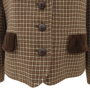 Check Pattern Jacket #13 Brown