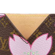 2003 Takashi Murakami Collaboration Monogram Cherry Blossom Etui Miroir Brown