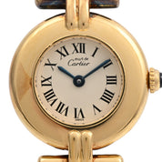 Must de Cartier Vermeil SM W1000654 Quartz Ivory