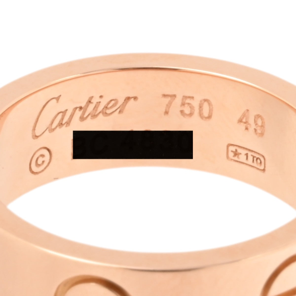 18K Love Ring #49 Pink Gold