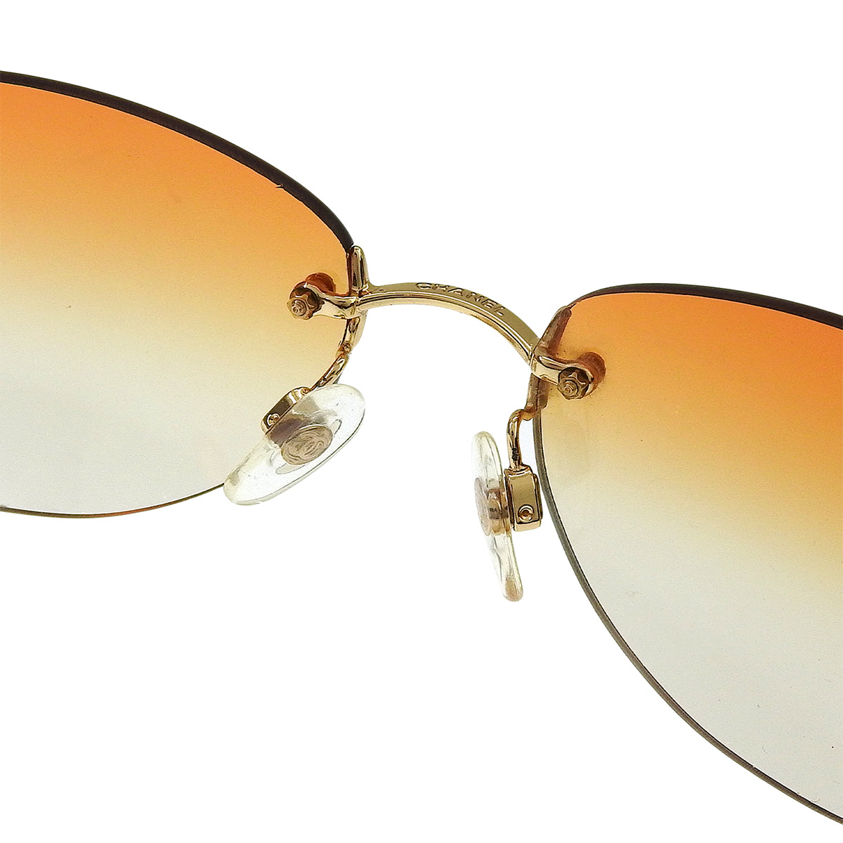 CC Mark Rimless Sunglasses Orange