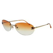 CC Mark Rimless Sunglasses Orange