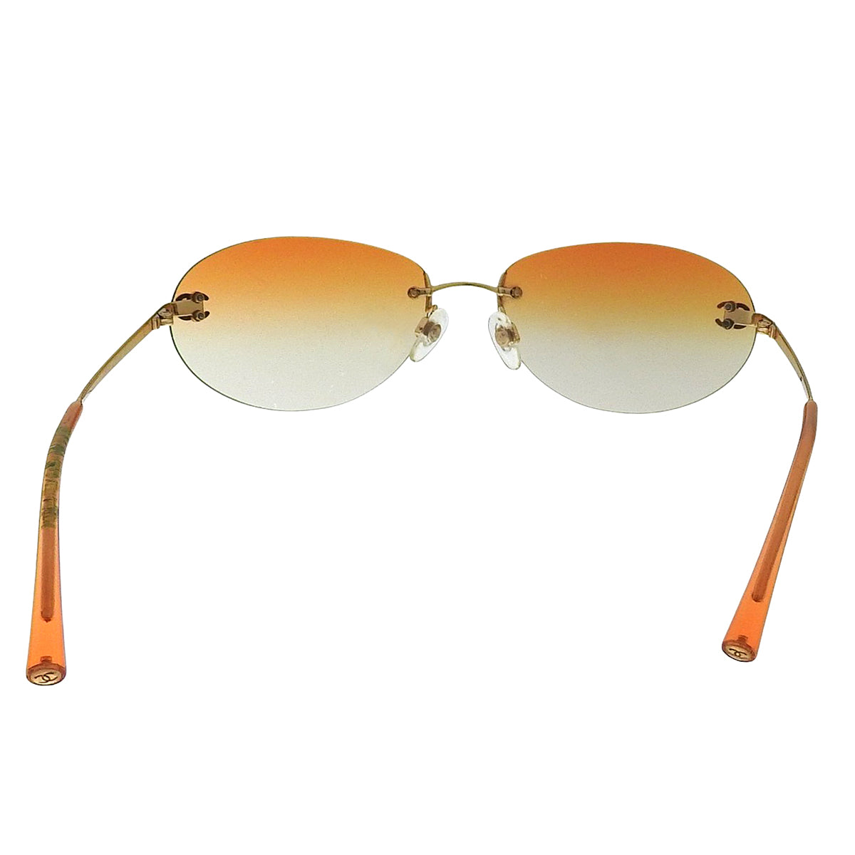 CC Mark Rimless Sunglasses Orange