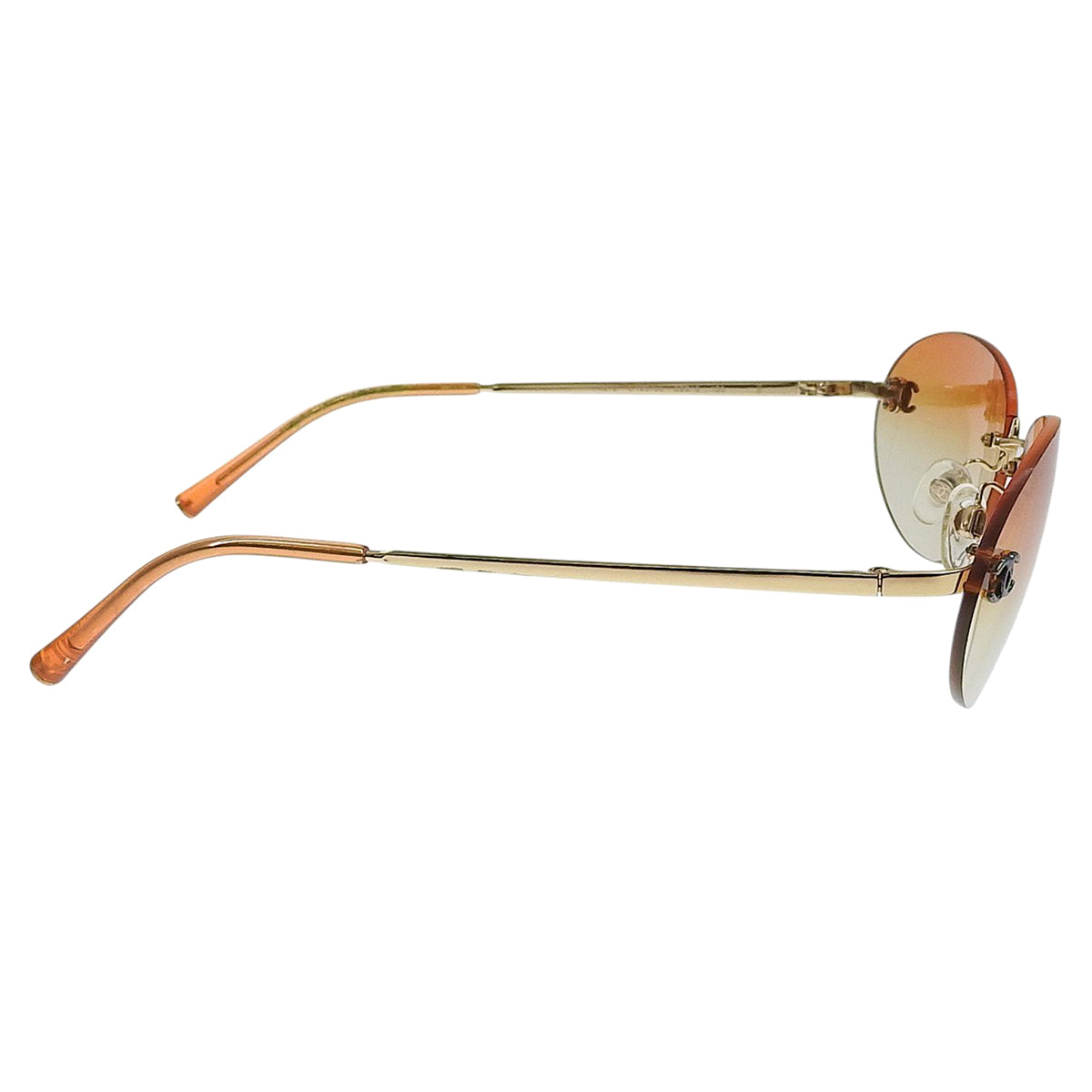 CC Mark Rimless Sunglasses Orange