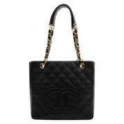 Circa 2004 Caviar Skin PST Tote Bag, Black