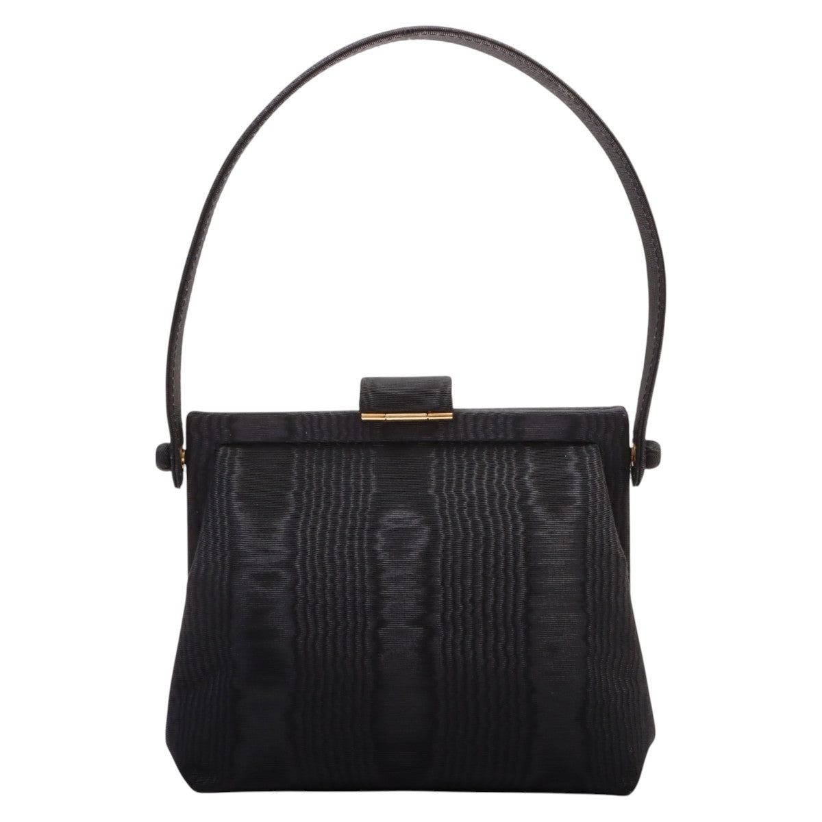 Circa 1998 CC Logo Plate Handbag Black