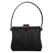 Circa 1998 CC Logo Plate Handbag Black
