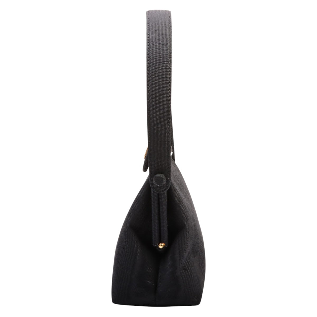Circa 1998 CC Logo Plate Handbag Black