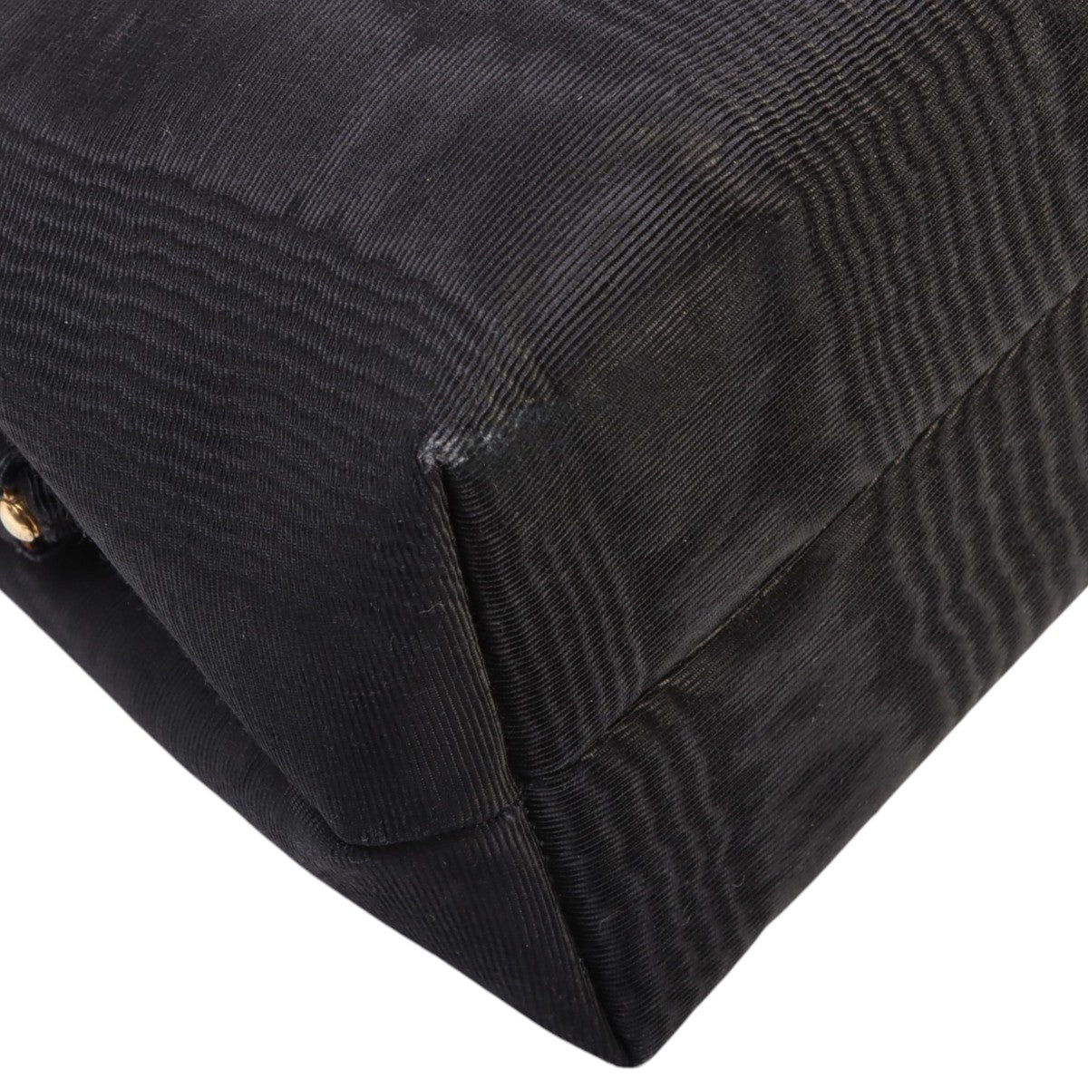 Circa 1998 CC Logo Plate Handbag Black
