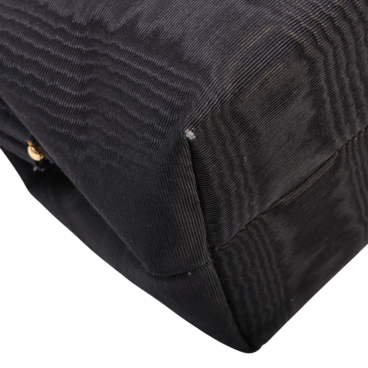 Circa 1998 CC Logo Plate Handbag Black