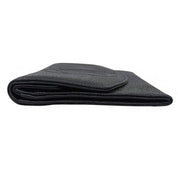 Circa 1998 Caviar Skin CC Logo Stitch Long Wallet Black