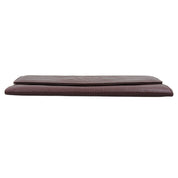 Circa 1997 Caviar Skin CC Mark Stitch Long Wallet Brown