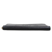 Circa 1995 Caviar Skin CC Mark Stitch Long Wallet Black