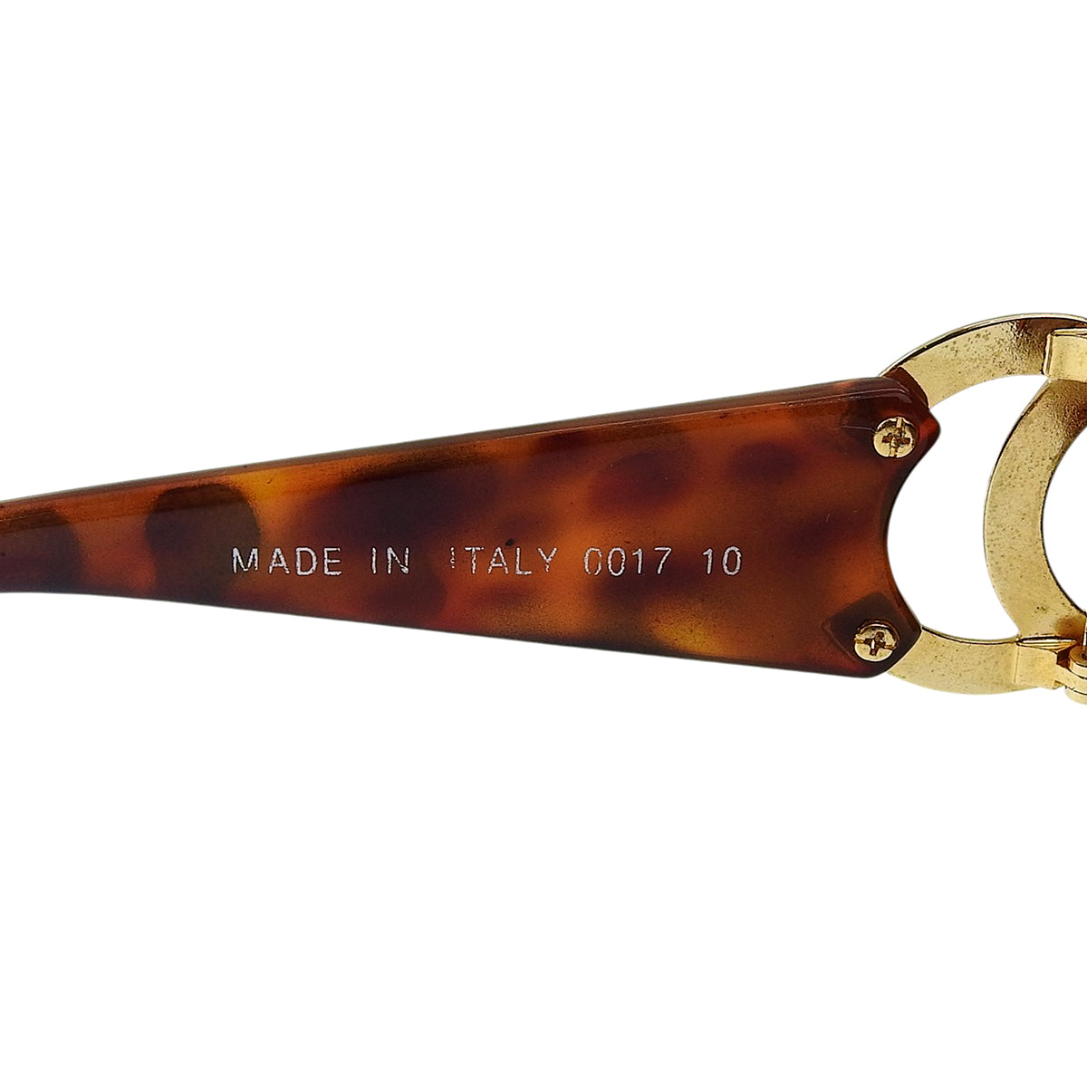 Brown Marble Side CC Logo Sunglasses Brown