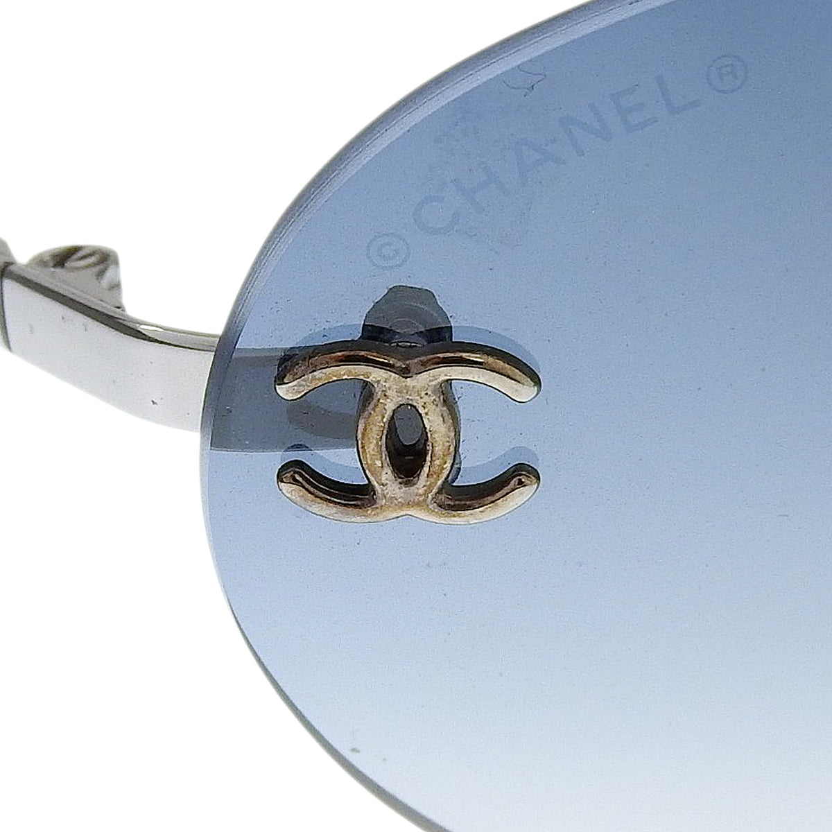 CC Mark Rimless Sunglasses Navy