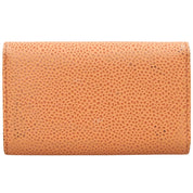 Circa 2013 Caviar Skin CC Logo Stitch Key Case Orange