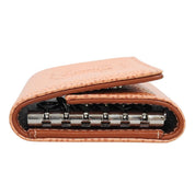 Circa 2013 Caviar Skin CC Logo Stitch Key Case Orange