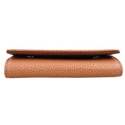Circa 2013 Caviar Skin CC Logo Stitch Key Case Orange