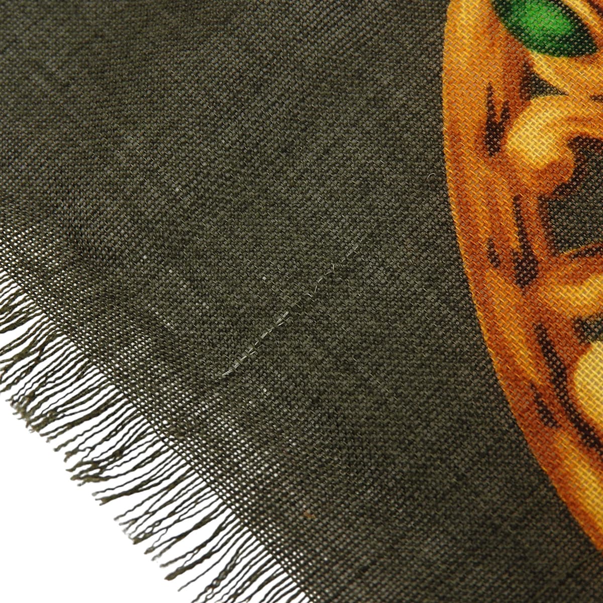 Silk Jewel Pattern Scarf Khaki/Gold/Multi