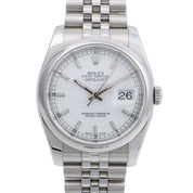 デイトジャスト 36mm 116200 自動巻き ホワイト