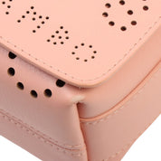 Circa 2020 Perforated CC Turn-Lock Shoulder Bag Pink