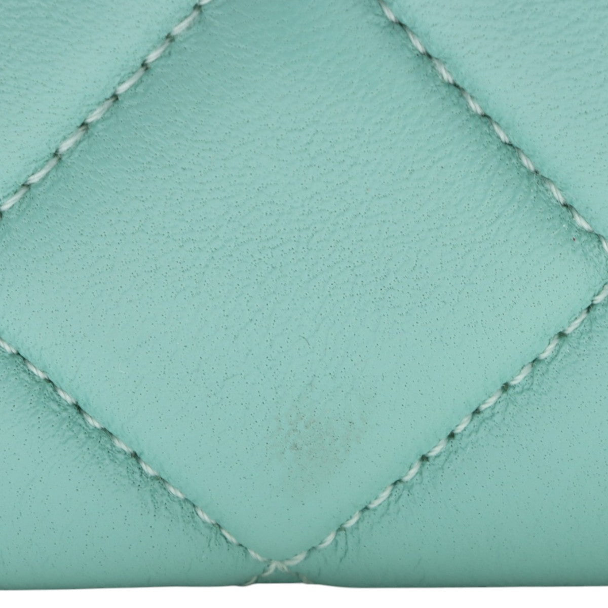 Circa 2021 Matelassé Stitch CC Turn-Lock 2-Way Bag Light Blue
