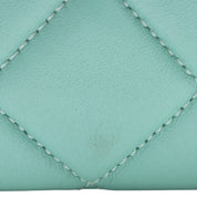 Circa 2021 Matelassé Stitch CC Turn-Lock 2-Way Bag Light Blue