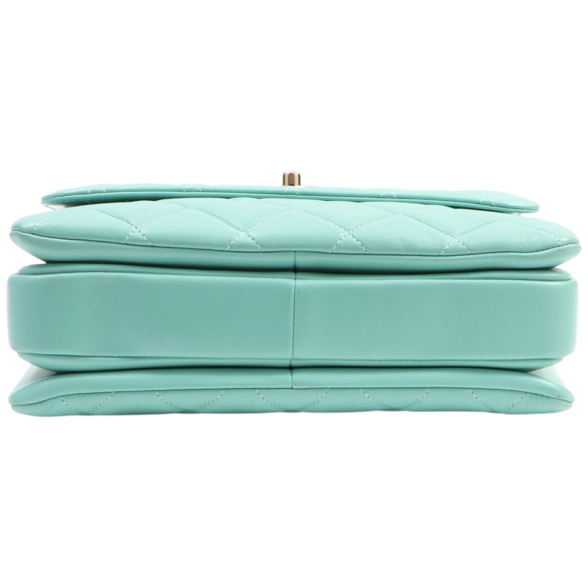 Circa 2021 Matelassé Stitch CC Turn-Lock 2-Way Bag Light Blue