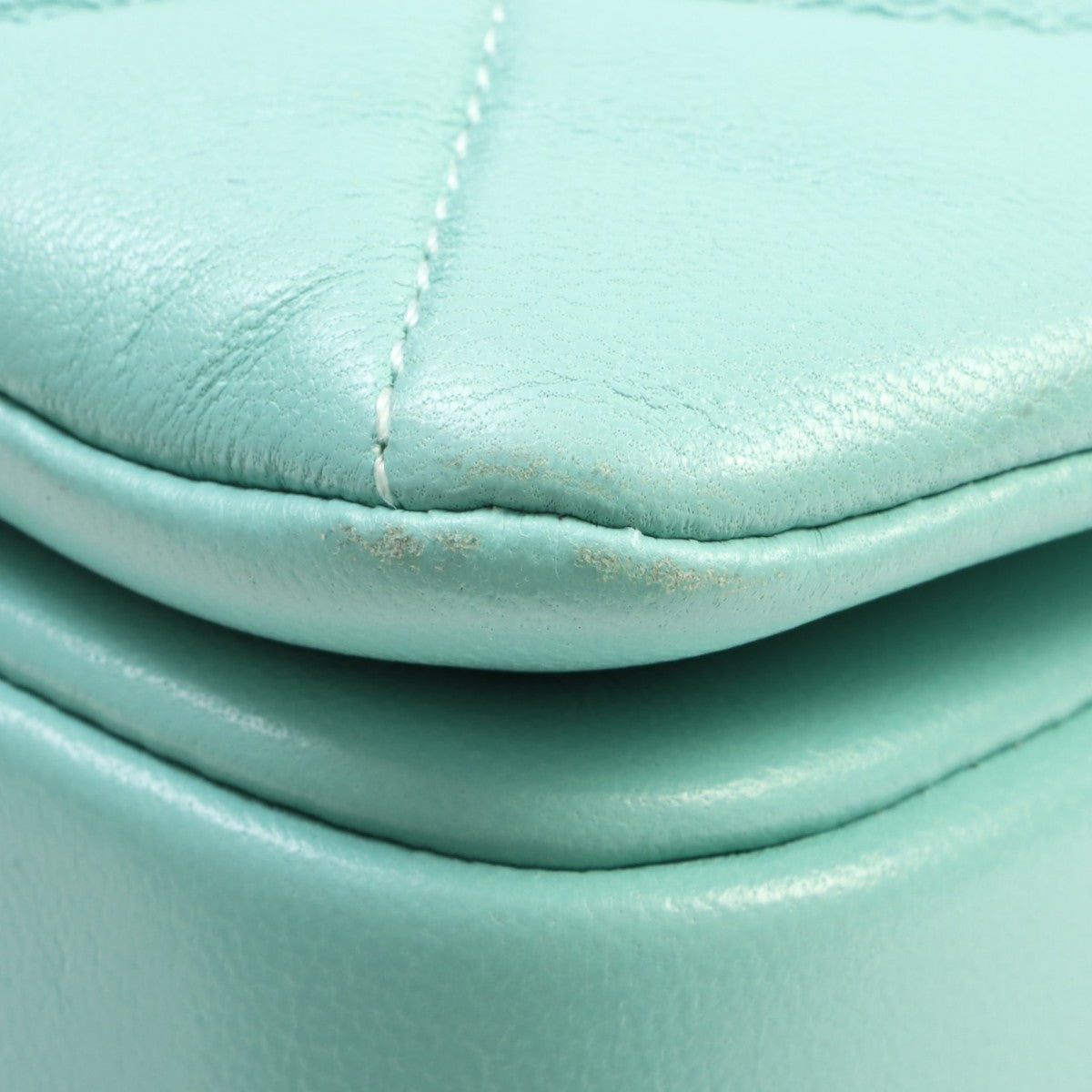 Circa 2021 Matelassé Stitch CC Turn-Lock 2-Way Bag Light Blue