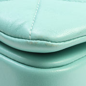 Circa 2021 Matelassé Stitch CC Turn-Lock 2-Way Bag Light Blue
