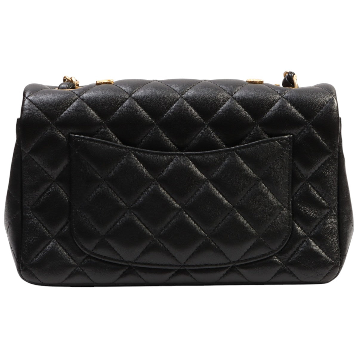 Circa 2019 Egypt Charm Classic Flap Chain Bag Mini Black