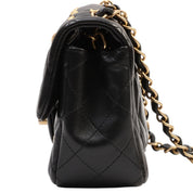 Circa 2019 Egypt Charm Classic Flap Chain Bag Mini Black