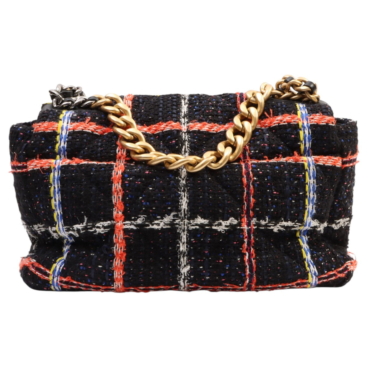 Chanel 19 Matelassé Chain Shoulder Bag, circa 2021, black