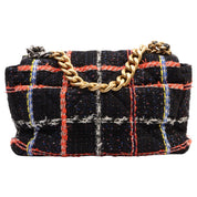 Chanel 19 Matelassé Chain Shoulder Bag, circa 2021, black