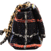 Chanel 19 Matelassé Chain Shoulder Bag, circa 2021, black
